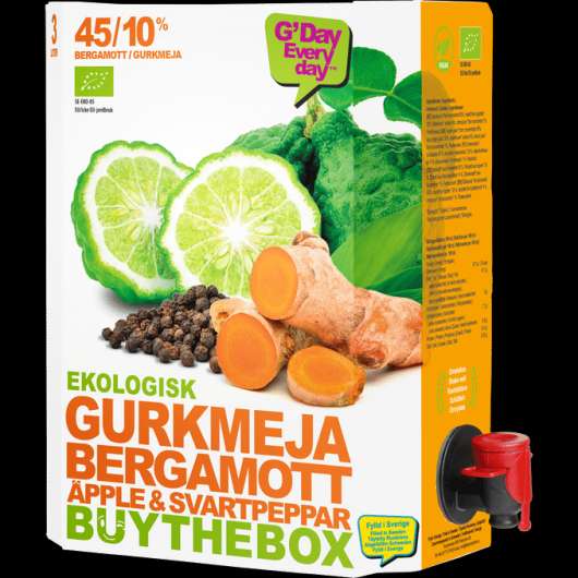 Buy the Box Juice Gurkmeja Bergamott Eko