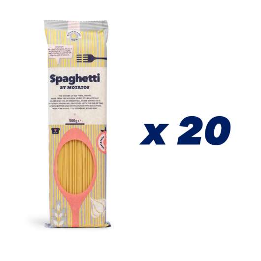 BY MOTATOS Pasta Spaghetti 20-pack - 0% rabatt