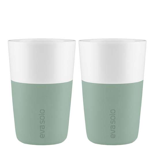 Caffe Lattemugg 36 cl 2-pack Faded Green