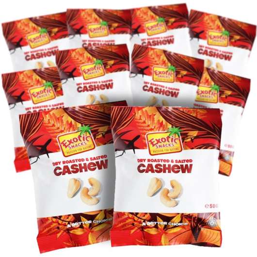 Cashewnötter 10-pack! - 39% rabatt