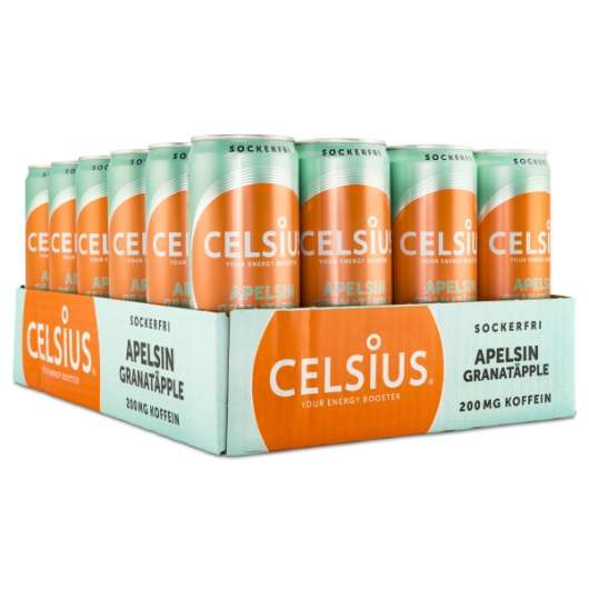 Celsius Apelsin & Granatäpple 24-pack