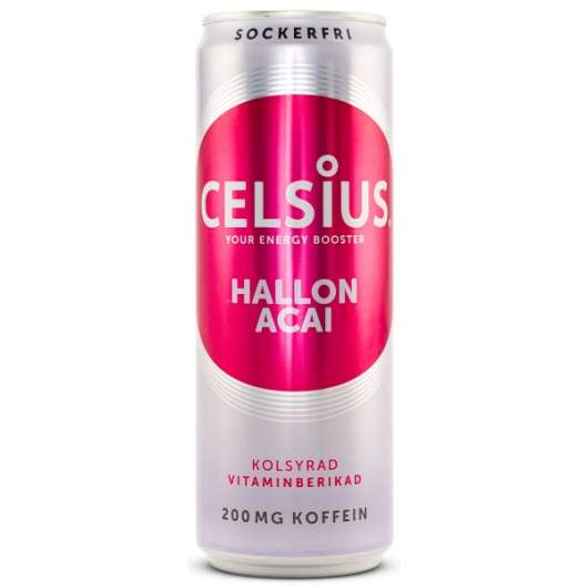 Celsius, Hallon/Acai kolsyrad, 1 st