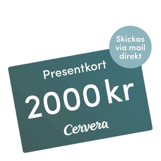 Cervera - Presentkort 2000 kr
