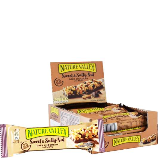 Chokladbars Sweet & Salty Nut 18-pack - 29% rabatt