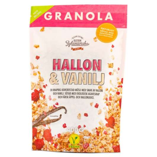 Clean Eating Granola 400 g Hallon&ampVanilj