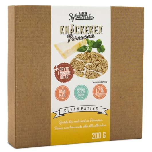 Clean Eating Knäckekex 1 paket Parmesan