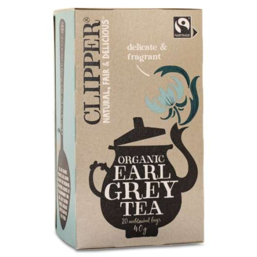Clipper Tea Earl Grey EKO, 20 påsar