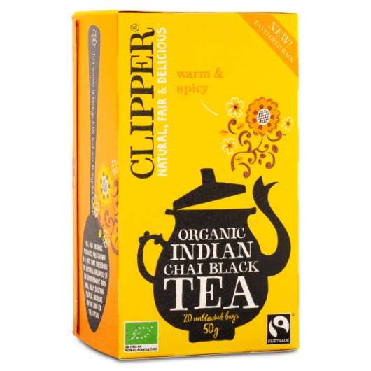 Clipper Tea Indian Chai EKO, 20 påsar