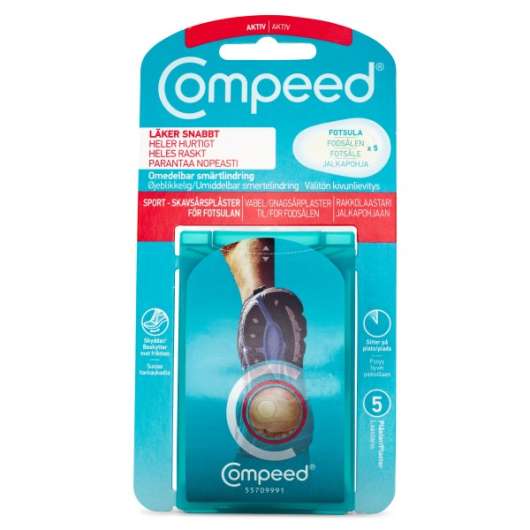 Compeed Sport Active Plåster 5 st Underfoot
