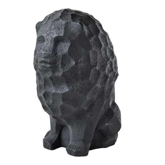Cooee - Lion of Judah Skulptur i kalksten Lejon 19,5x25,5 cm Svart