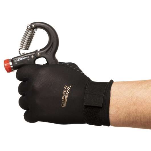 Copper Fit Hand Relief Gloves S/M Svart