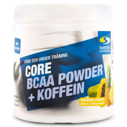 Core BCAA Energy, Karibiska frukter, 400 g
