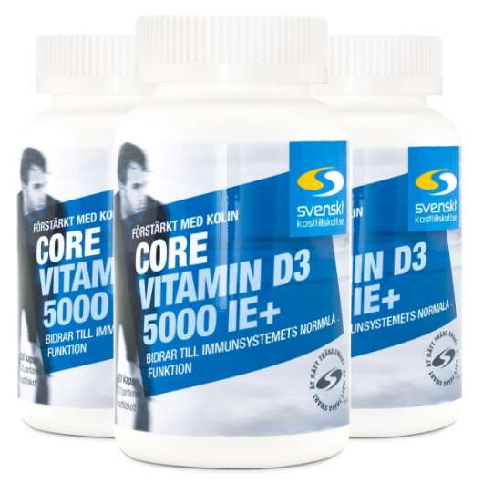 Core Vitamin D3 5000 IE+ 360 kaps