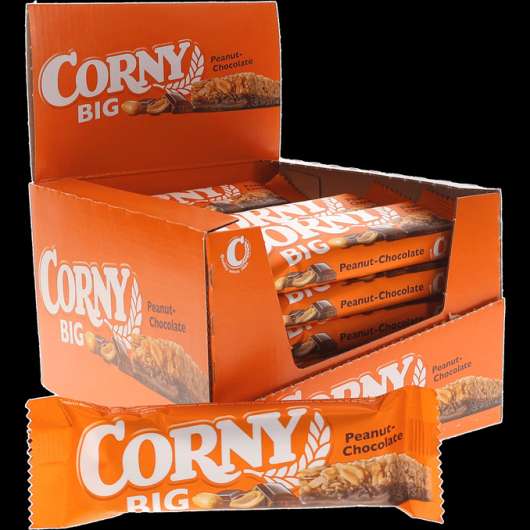 Corny Müslibar Jordnöt Choklad 24-pack