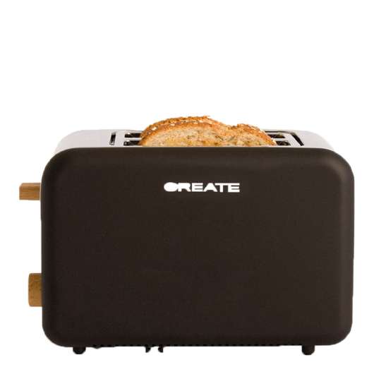 Create - Toast Retro Brödrost Svart