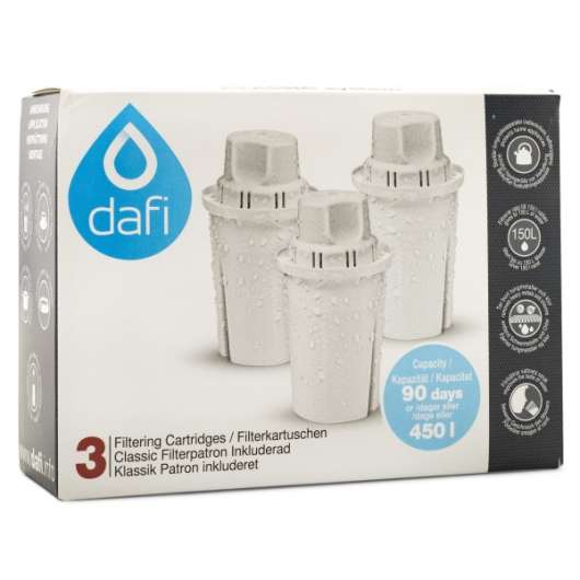 Dafi Classic Filterpatroner 3-pack