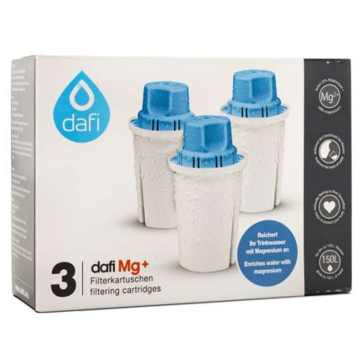 Dafi Filterpatron + Magnesium, 3-pack