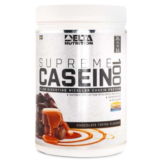 Delta Nutrition Supreme Casein 100 Chocolate Toffee 900 g