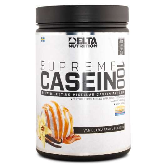 Delta Nutrition Supreme Casein 100 Vanilla Caramel 900 g