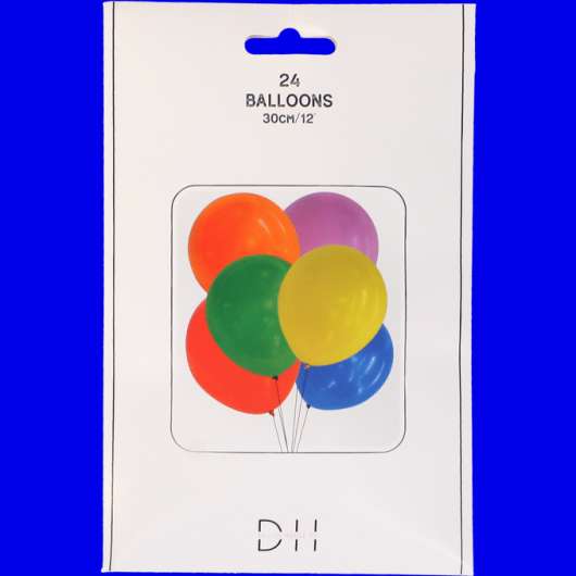 DesignHouse 95 Flerfärgade Ballonger