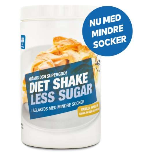 Diet Shake Less Sugar, Vanilla Apple Pie, 420 g