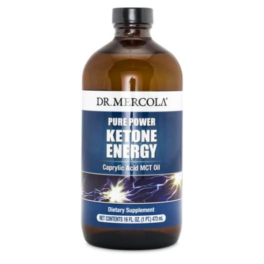 Dr Mercola Mitomix Ketone Energy C8 MCT Olja 473 ml