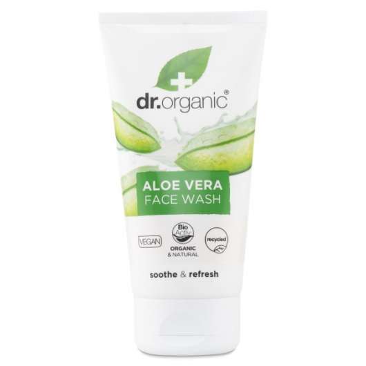 Dr Organic Aloe Vera Creamy Face Wash, 150 ml