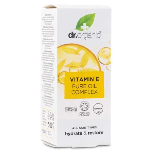 Dr Organic Vitamin E Pure Oil, 50 ml