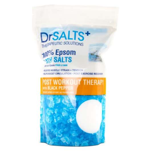 Dr SALTS Epsom Salt Post Workout Therapy With Black Pepper 1 kg