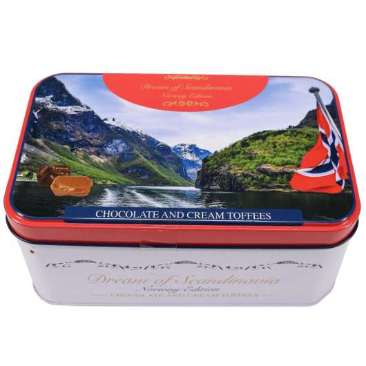 Dream of Sweden Choco & Cream Toffees Norway Edition Plåtburk - 46% rabatt