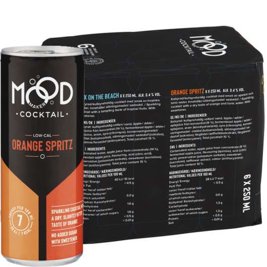 Dryck Cocktail "Orange Spritz" 6 x 250ml - 34% rabatt