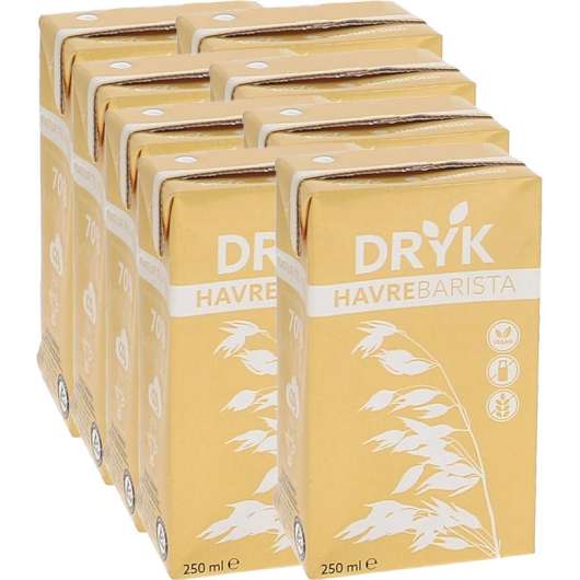 DRYK Havre Barista Dryck 8-pack