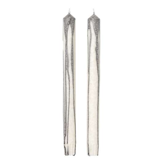 Duo Candle Ljus 26 cm 2-pack Warm Grey