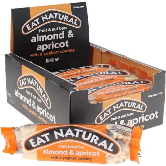 Eat Natural Frukt & Nötbars Almond Apricot Yoghurt 12-pack