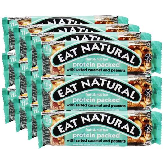 Eat Natural Salted Caramel & Peanuts Proteinbar 12-pack