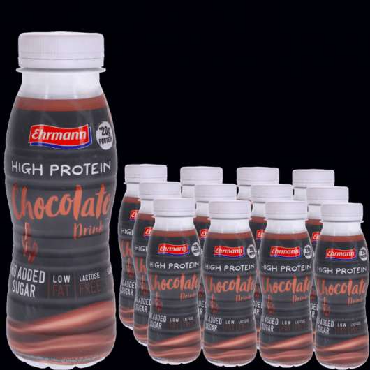 Ehrmann Proteindryck Choklad 12-pack