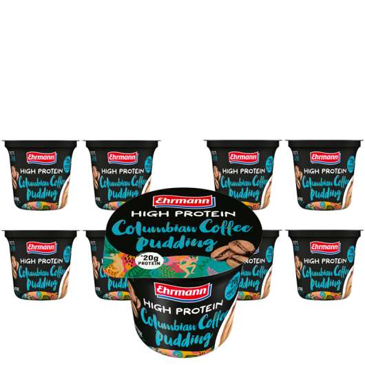 Ehrmann Proteinpudding Colombian Coffee 8-pack