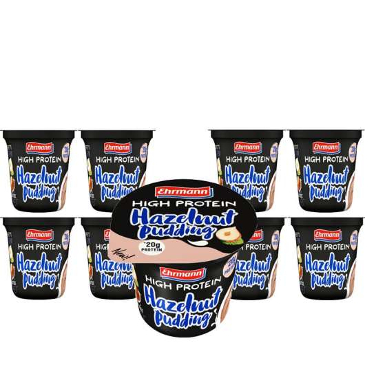 Ehrmann Proteinpudding Hazelnut 8-pack