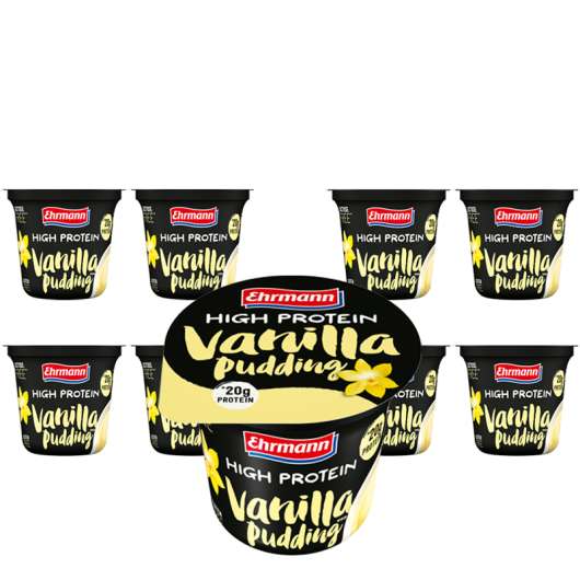 Ehrmann Proteinpudding Vanilj 8-pack - 37% rabatt