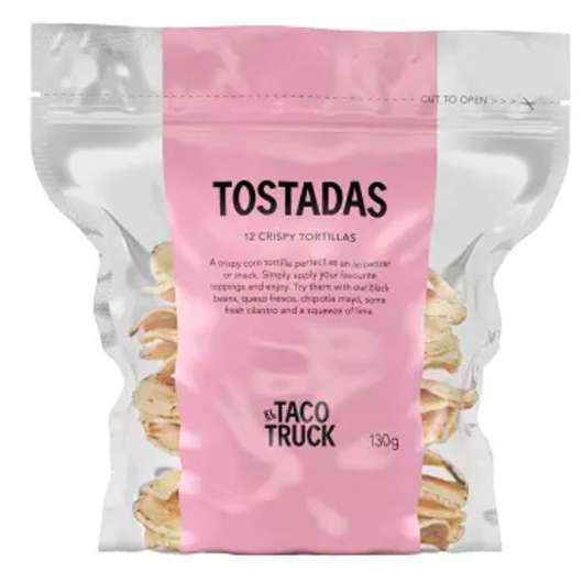 El Taco Truck Majschips Tortilla Tostadas