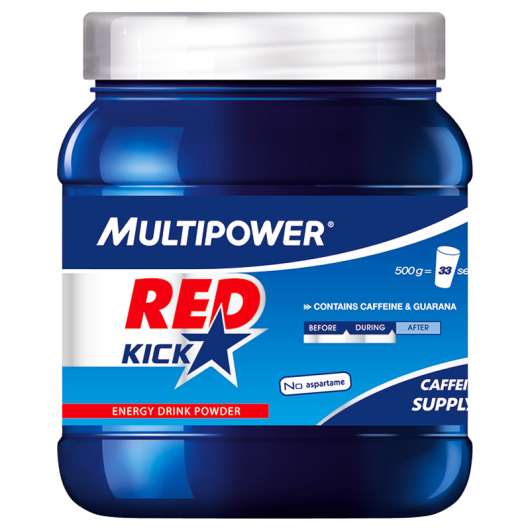 Energipulver "Red Kick" 500g - 51% rabatt