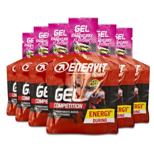 Enervit Sport Caffeine Gel Hallon 6-pack