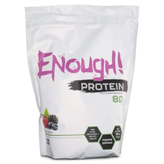 Enough Proteinpulver, Skogsbär, 1 kg