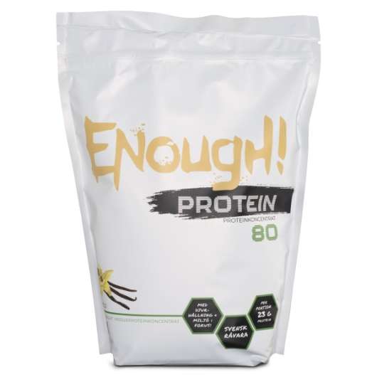 Enough Proteinpulver, Vanilj, 1 kg