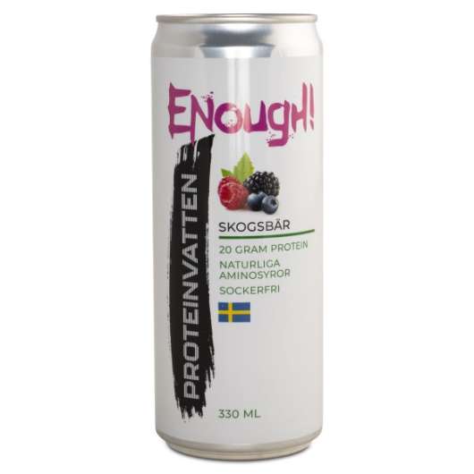 Enough Proteinvatten, Skogsbär, 1 st