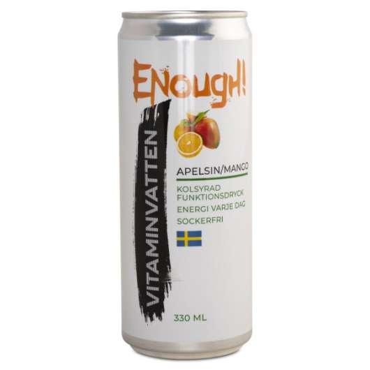 Enough Vitaminvatten, Apelsin/Mango, 1 st
