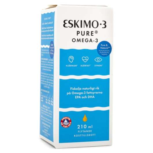 Eskimo-3 Pure flytande Apelsin 210 ml