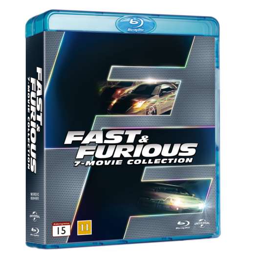 Fast & Furios 1-7 Blu-Ray - 33% rabatt
