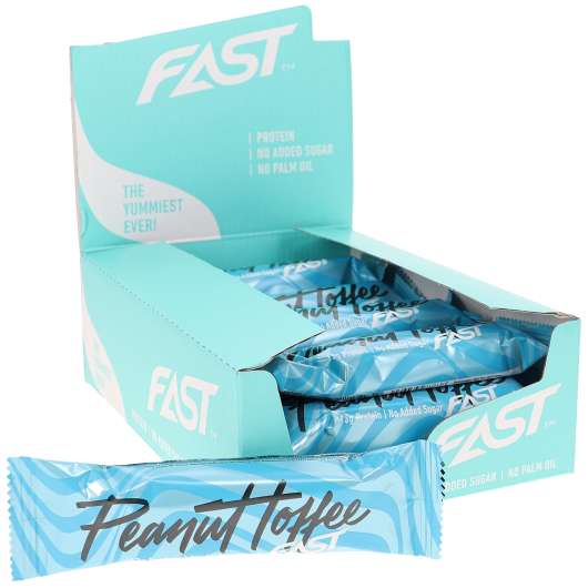 Fast Proteinbars Peanut Toffee 15-pack - 40% rabatt