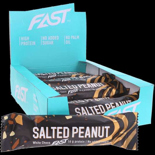 Fast Proteinbars Salted Peanut White Choco 15-pack